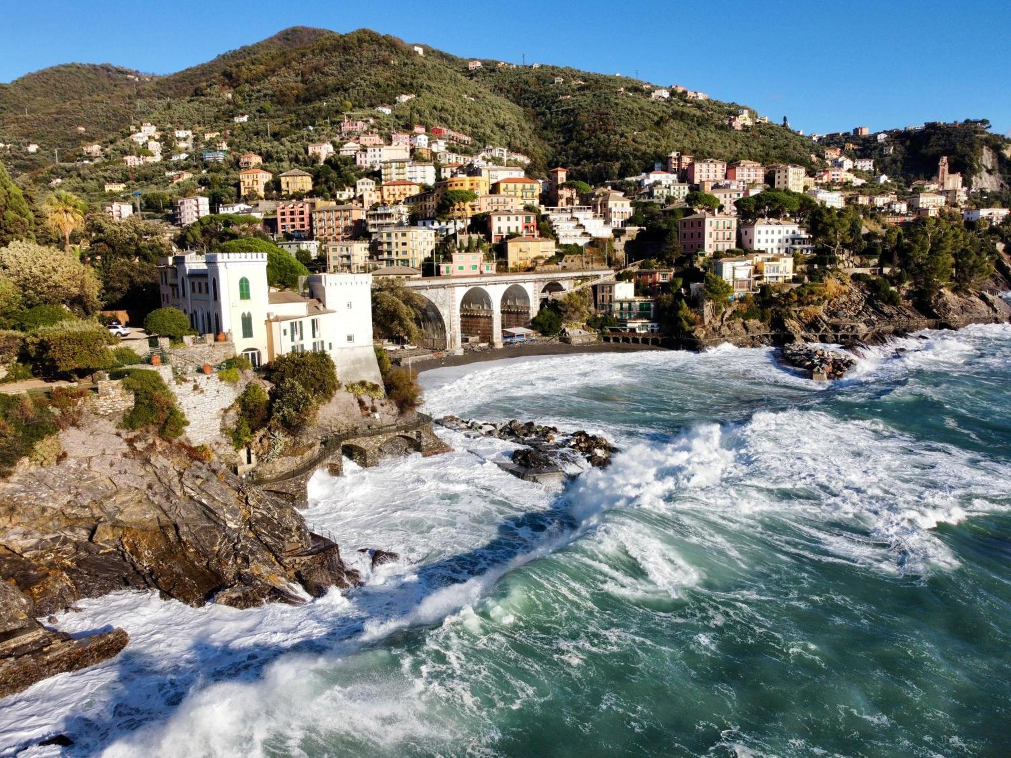 La Terrazza Sul Mare Apartment Zoagli Bagian luar foto